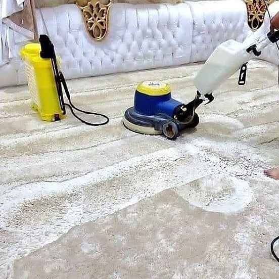 نموذج عمل منفذ لخدمة جلي وتنظيف وتلميع الأرضيات - مؤسسة بدر للمقاولات
